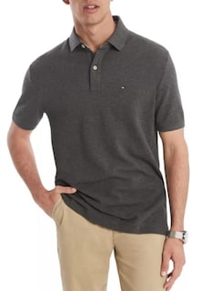 Foto 1 | Foto 1 | Polo Tommy Hilfiger Classic Fit Para Hombre Gris Xl - Venta Internacional.