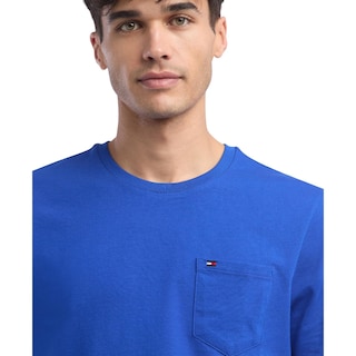 Foto 2 | Foto 2 | Camiseta Tommy Hilfiger De Manga Corta Con Cuello Redondo Y Bolsillo Para Hombre - Venta Internacional.