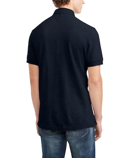 Foto 2 | Foto 2 | Polo Tommy Hilfiger, Corte Clásico, Azul Marino, Jaspeado - Venta Internacional.