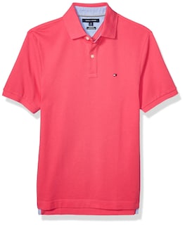 Foto 2 | Foto 2 | Polo Tommy Hilfiger Para Hombre, Corte Clásico, Con Sorbete De Frambuesa - Venta Internacional.