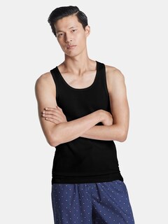 Foto 4 | Foto 4 | Set de Camisetas Interiores Tommy Hilfiger Negras de Algodón para Hombre 3 Piezas - Venta Internacional
