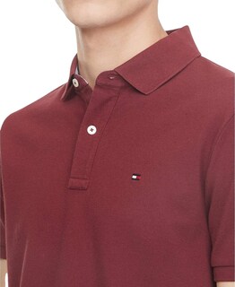 Foto 3 | Foto 3 | Polo Tommy Hilfiger Corte Regular color Burdeos para Hombre - Venta Internacional