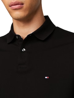 Foto 2 | Foto 2 | Polo Tommy Hilfiger De Manga Larga, Corte Regular, Negro Para Hombre - Venta Internacional.