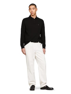 Foto 4 | Foto 4 | Polo Tommy Hilfiger De Manga Larga, Corte Regular, Negro Para Hombre - Venta Internacional.