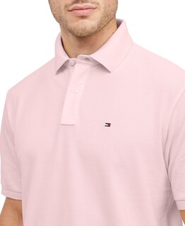 Foto 3 | Foto 3 | Polo Tommy Hilfiger De Manga Corta, Corte Clásico, Rosa - Venta Internacional.