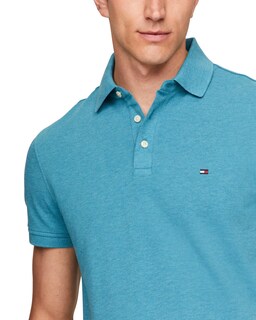 Foto 2 | Foto 2 | Polo Tommy Hilfiger 1985 Slim De Manga Corta Para Hombre - Venta Internacional.