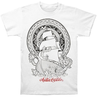 Foto 1 | Foto 1 | Camiseta Rockinstone Of Mice & Men Ship Tattoo 100% Algodón - Venta Internacional.