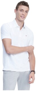 Foto 1 | Foto 1 | Polo Tommy Hilfiger De Manga Corta Para Hombre Fresh White - Venta Internacional.
