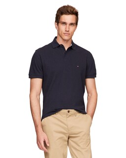 Foto 1 | Foto 1 | Polo Tommy Hilfiger 1985 De Manga Corta Regular Para Hombre - Venta Internacional.