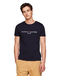 Foto 1 | Foto 1 | Camiseta Tommy Hilfiger Con El Logotipo Bordado De Sky Captain Para Hombre - Venta Internacional.
