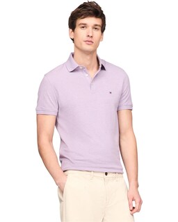 Foto 1 | Foto 1 | Polo Tommy Hilfiger 1985 Slim De Manga Corta Para Hombre - Venta Internacional.