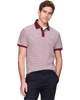 Foto 1 | Foto 1 | Polo Tommy Hilfiger 1985 Slim De Manga Corta Para Hombre - Venta Internacional.