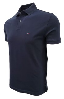 Foto 3 | Foto 3 | Polo Tommy Hilfiger, De Corte Regular, Elástico, Para Hombre, Azul Marino - Venta Internacional.