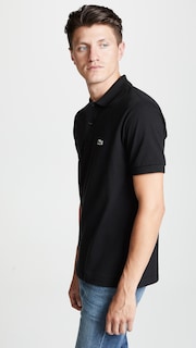 Foto 4 | Foto 4 | Polo Lacoste Classic Chine L.12.12 Para Hombre Negro - Venta Internacional.