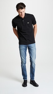 Foto 5 | Foto 5 | Polo Lacoste Classic Chine L.12.12 Para Hombre Negro - Venta Internacional.