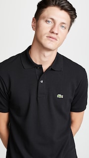 Foto 6 | Foto 6 | Polo Lacoste Classic Chine L.12.12 Para Hombre Negro - Venta Internacional.