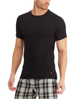 Foto 2 | Foto 2 | Camiseta Polo Ralph Lauren, Ropa Interior, Paquete De 3, Ajustada, Cuello Redondo, Para Hombre - Venta Internacional.