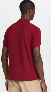 Foto 3 | Foto 3 | Polo Lacoste Classic Chine L.12.12 Para Hombre Rojo Burdeos - Venta Internacional.
