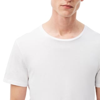 Foto 4 | Foto 4 | Camiseta Lacoste Para Hombre, 100% Algodón, Corte Regular, Cuello Redondo, Paquete De 3 - Venta Internacional.