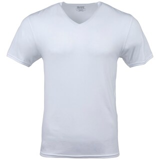 Foto 4 | Foto 4 | Camiseta Gildan Con Cuello En V Para Hombre G1103 Blanca Talla M (paquete De 6) - Venta Internacional.