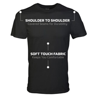 Foto 2 | Foto 2 | Camiseta Gildan Crew Para Hombre G1100 Negra Xl (paquete De 6) - Venta Internacional.