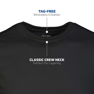 Foto 3 | Foto 3 | Camiseta Gildan Crew Para Hombre G1100 Negra Xl (paquete De 6) - Venta Internacional.