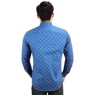 Foto 2 | Foto 2 | Camisa Barabas 2b355 Azul Blanco Para Hombre