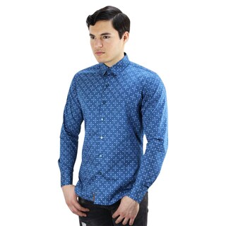 Foto 1 | Foto 1 | Camisa Barabas 2b355 Azul Blanco Para Hombre