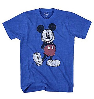 Foto 2 | Foto 2 | Camiseta Disney Con Aspecto Desgastado De Mickey Mouse Para Hombre - Venta Internacional.