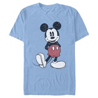 Foto 2 | Foto 2 | Camiseta Disney De Mickey Mouse con Aspecto Desgastado para Hombre - Venta Internacional