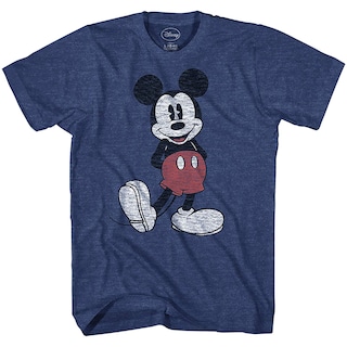 Foto 1 | Foto 1 | Camiseta Disney Mickey Mouse Con Aspecto Desgastado Para Hombre - Venta Internacional.