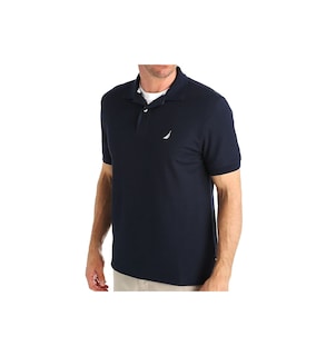 Foto 1 | Foto 1 | Polo Nautica Para Hombre, Manga Corta, Acabado Liso, Azul Marino, Talla S - Venta Internacional.