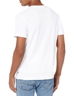 Foto 2 | Foto 2 | Camiseta Nautica Para Hombre Con Cuello Redondo Liso Y Bolsillo, Color Blanco - Venta Internacional.