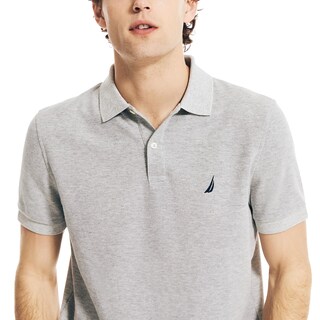 Foto 3 | Foto 3 | Polo Nautica Classic De Manga Corta Para Hombre, Color Gris Jaspeado - Venta Internacional.