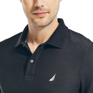 Foto 3 | Foto 3 | Polo Nautica Para Hombre, Manga Corta, Acabado Liso, Color Negro Intenso - Venta Internacional.