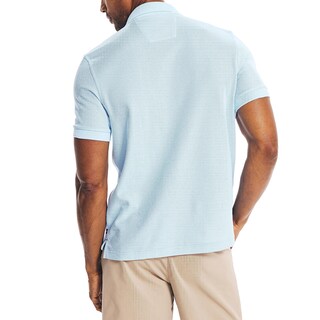 Foto 2 | Foto 2 | Polo Nautica Para Hombre, Manga Corta, Liso, Azul, Talla M - Venta Internacional.