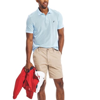Foto 4 | Foto 4 | Polo Nautica Para Hombre, Manga Corta, Liso, Azul, Talla M - Venta Internacional.