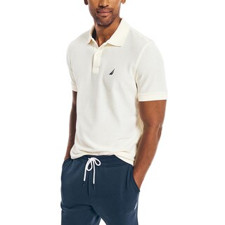 Foto 1 | Foto 1 | Polo Nautica Para Hombre, Manga Corta, Cubierta Lisa, Color Crema - Venta Internacional.