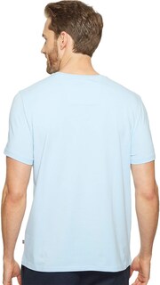 Foto 3 | Foto 3 | Camiseta Nautica Para Hombre, Manga Corta, Lisa, Entallada, Cuello En V, Azul - Venta Internacional.