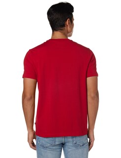Foto 4 | Foto 4 | Camiseta Nautica Para Hombre Con Cuello Redondo Liso Y Bolsillo, Color Rojo Xxl - Venta Internacional.