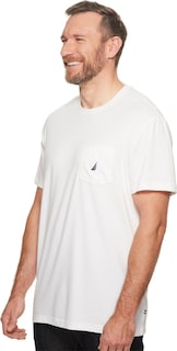 Foto 2 | Foto 2 | Camiseta Nautica Para Hombre Con Cuello Redondo Liso Y Bolsillo, Color Blanco - Venta Internacional.