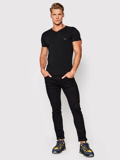 Foto 6 | Foto 6 | Playeras Armani Exchange Camisetas De Hombre Cuello V Classic Fit 2 Pack - Original