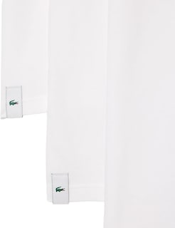 Foto 2 | Foto 2 | Playeras Lacoste Camisetas De Hombre Slim Fit 100% Algodón Color Blanco 3 Pack