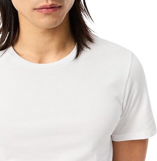 Foto 5 | Foto 5 | Playeras Lacoste Camisetas De Hombre Cuello Redondo Regular Fit Blanco 3 Pack