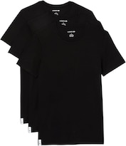 Playeras Lacoste Camisetas De Hombre Slim Fit 100% Algodón Color Negro 3 Pack