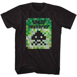 Foto 1 | Foto 1 | Camiseta Rockinstone Space Invaders Alien Green 180 G/m² - Venta Internacional.