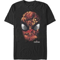 Camiseta Rockinstone Spider-man Con Máscara De Villanos | Marvel Comics - Venta Internacional.