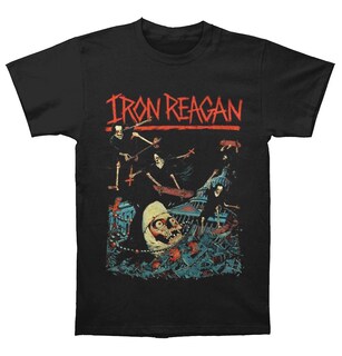 Foto 1 | Foto 1 | Camiseta Rockinstone Iron Reagan Grinding Nuns para Hombre - Venta Internacional