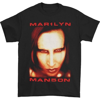 Foto 1 | Foto 1 | Camiseta Rockinstone Marilyn Manson Jumbo Face Satan - Venta Internacional.