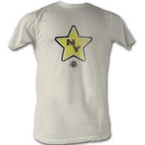 Camiseta Wfl Ny Stars Para Hombre Rockinstone 100% Algodón - Venta Internacional.